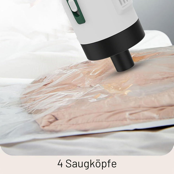 Fockety Akku-Staubsauger, Starke Saugkraft Akku-Staubsauger Wiederaufladbar Handstaubsauger mit 4 Bü