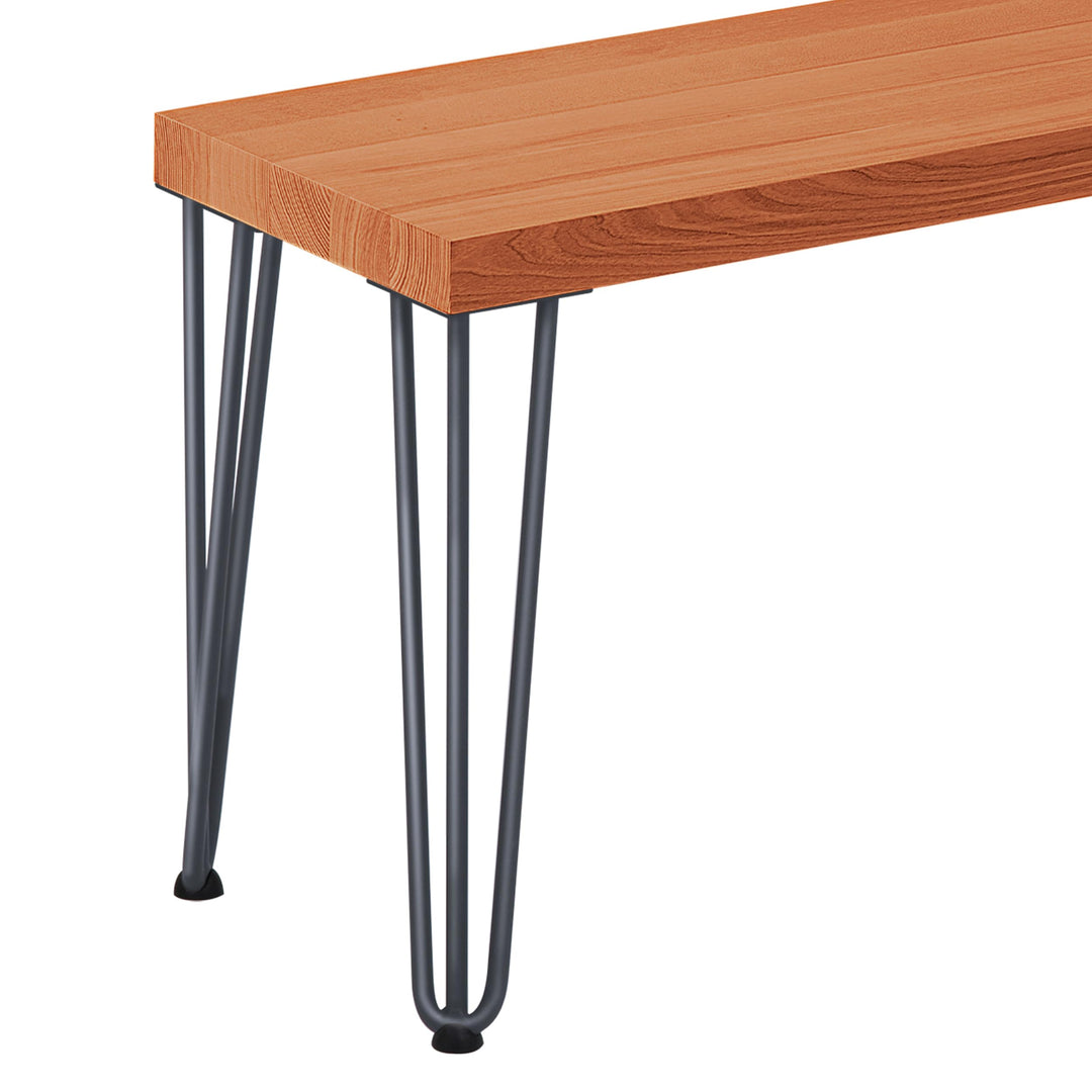 LAMO Manufaktur Hocker Beistelltisch Sitzbank 30x30x47 cm, Möbelfüsse Creative Anthrazit/Dunkel, LSB