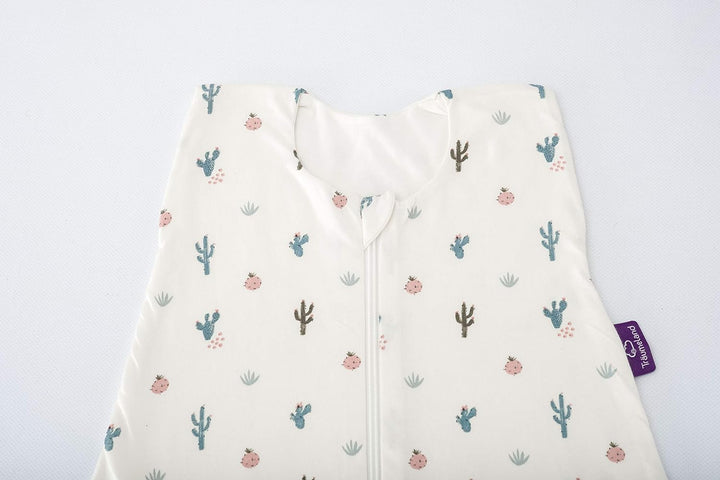 Träumeland S0200603 Sommerschlafsack LIEBMICH aus Baumwolle, Design Kaktusliebe, Grösse 70 cm, mehrf