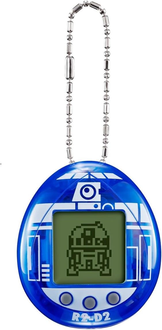 Bandai - Tamagotchi - Original-Tamagotchi - Star Wars - R2-D2 in blau - Virtuelles elektronisches Ha