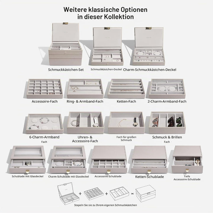 Stackers Taupe Makeup Organiser Drawer
