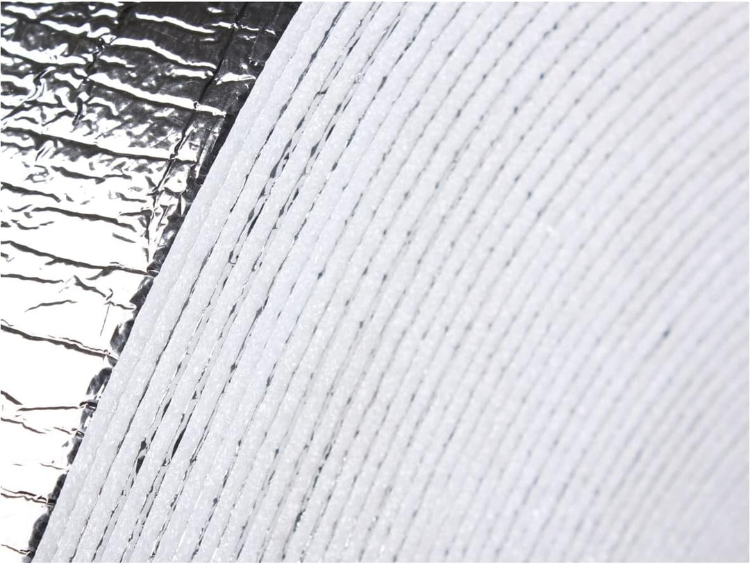 Wkret-Met FD PLUS 1,2x12,5m = 15qm Metallisierte Polysterfolie (MPET) + EPE-Schaum (EPE) Dreischicht