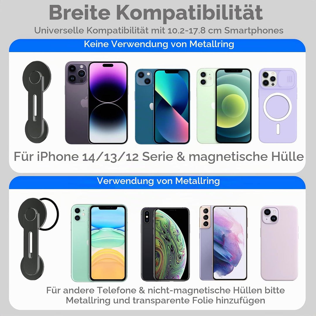 CloudValley Magnetische Laptop Handy Ständer, Einstellbare Kamera-Übergabe Zubehör für MacBook &amp; iPh