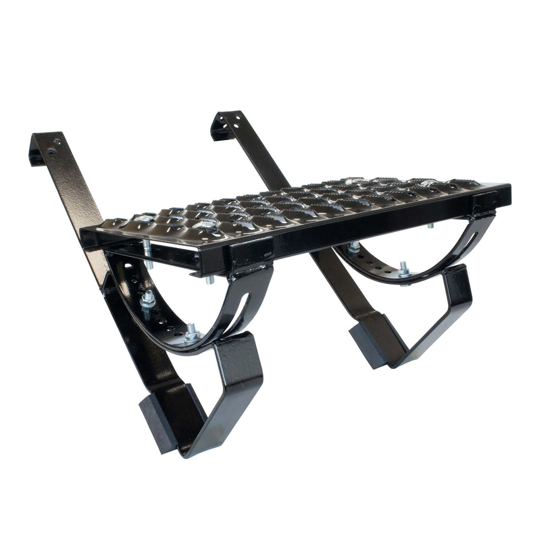 DAPRONA Laufrost Set für Flache Dachziegel, Dachtritte für Schornsteinfeger Schwarz 60cm, inkl. Mont