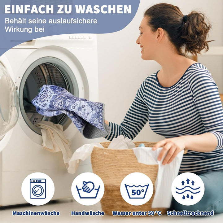 Welpen Unterlagen Waschbar, 2 Stück PIPI Matten für Hunde, Schnell Saugfähige Wiederverwendbare Inko