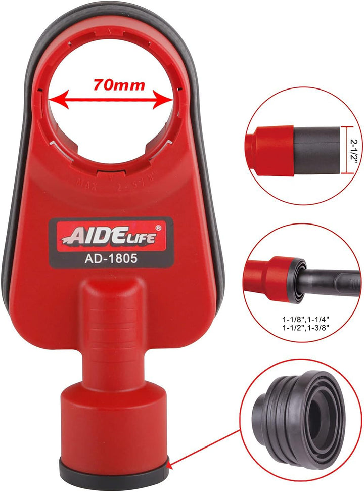 Aidelife Absaughaube für Akku-Schlagschrauber/Bohrer/Kombihammer 70mm, 70mm