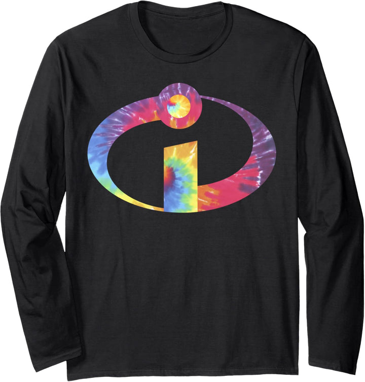 Disney Pixar Incredibles Tie-Dye Logo Langarmshirt