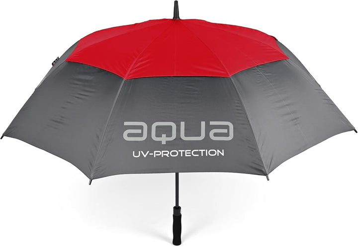 BIG MAX I-Dry Aqua Golf Regenschirm mit UV Schutz - 100% Wasserdicht (Rot)