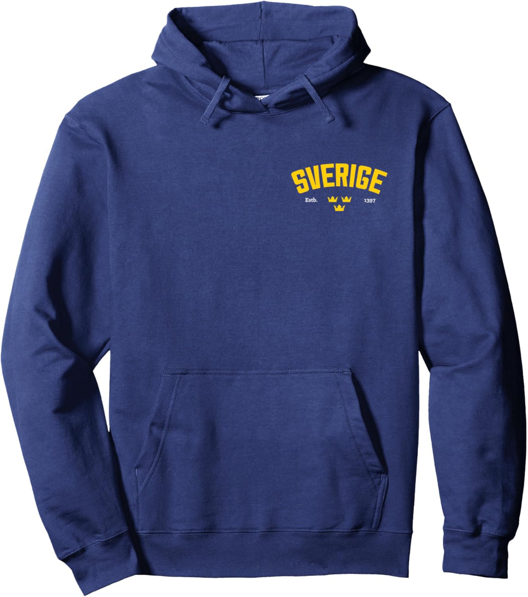 Schweden Tre Kronor Sverige Schwedenurlaub Skandinavien Pullover Hoodie