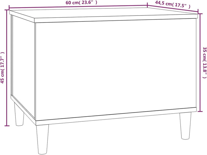 Tidyard Couchtisch Tisch Wohnzimmertisch Esstisch Sofatisch Küchentisch Kaffeetisch Teetisch 60 x 44