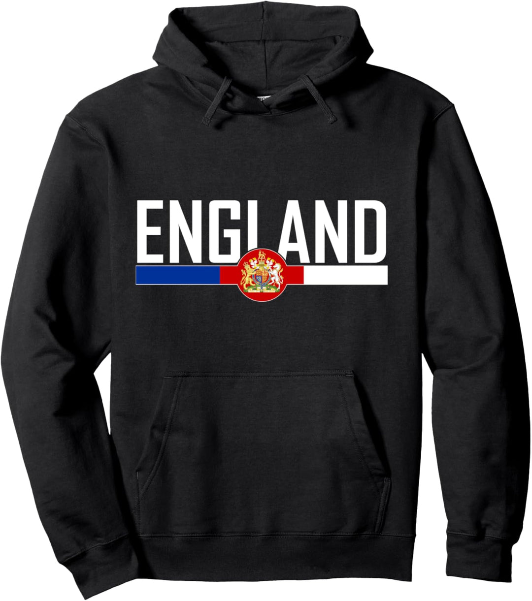 England Britische Flagge Farben Pullover Hoodie