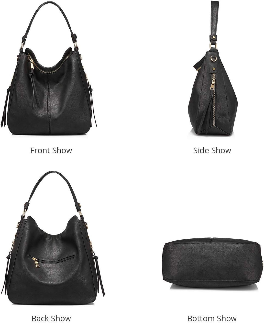 Realer Handtasche Damen Shopper Tasche Tote Leder Umhängetasche Gross Schultertasche Frau Elegant He