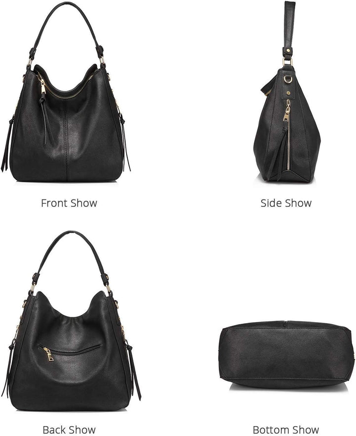 Realer Handtasche Damen Shopper Tasche Tote Leder Umhängetasche Gross Schultertasche Frau Elegant He