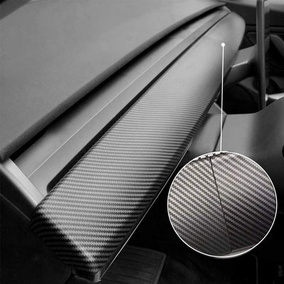 EVAUTO Tesla Model 3 Model Y Dash Wrap Dashboard Cover Interior Decoration Wrap Kit Accessories -Mat