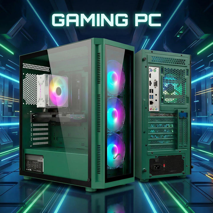 STGsivir Gaming PC, GeForce RTX 3050 6GB GDDR6,Core i7 bis zu 3.9Ghz,16G DDR,1TB SSD,WLAN 6,BT5.0,RG