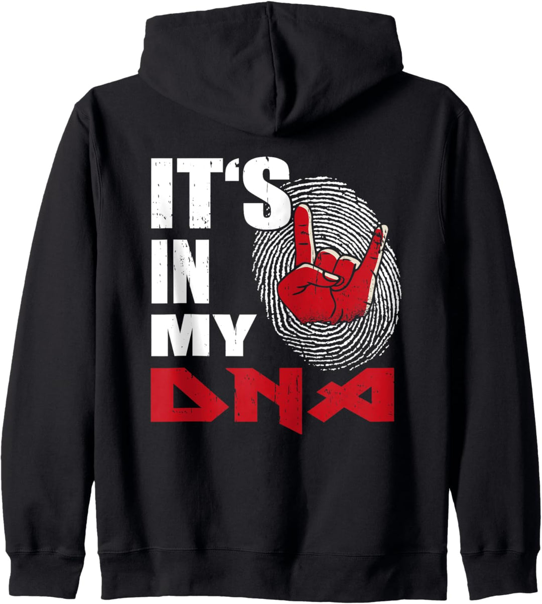 It's In My DNA Rock Hand Concert Festival Heavy Metal Kapuzenjacke