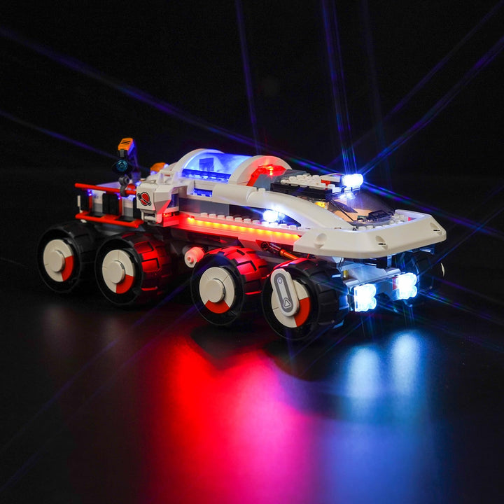 LocoLee Licht Kompatibel mit Lego Command Rover und Kranlader Weltraum, Nur Lichter Set - Kein Model