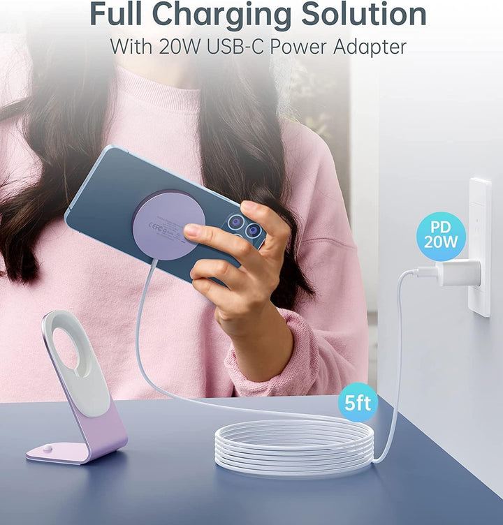 Ladegerät,Wireless Charger mit iPhone ladestation,induktive ladestation,magnetisch Induktionsladeger