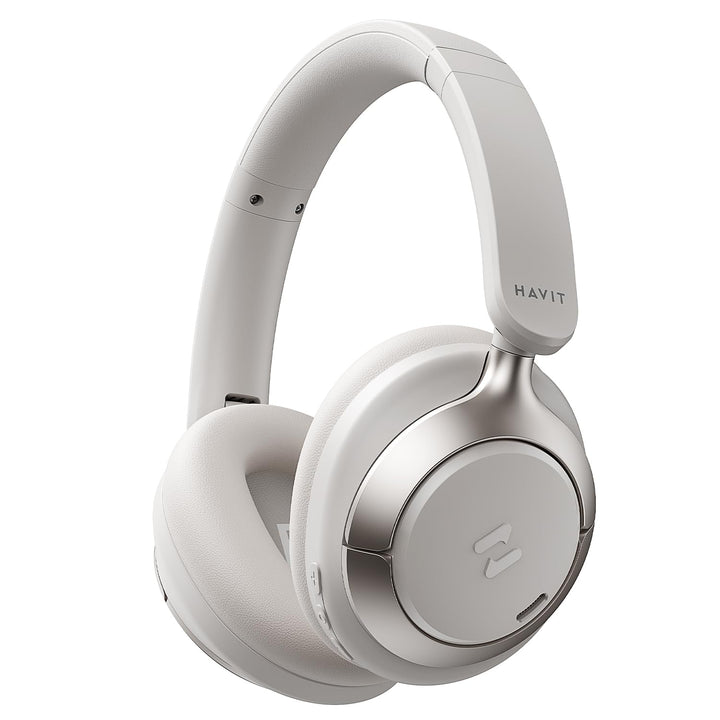 havit H683BT Hybrid Active Noise Cancelling Kopfhörer, Hi-Res Over Ear Bluetooth Kopfhörer mit 4 Mic