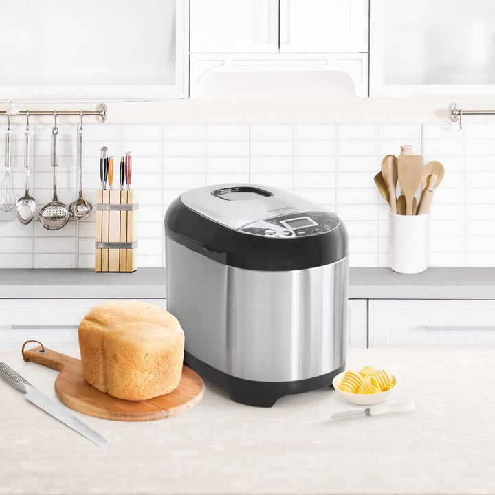 Brabantia BBEK1114 Brotbackautomat - Brotbackmaschine - 19 Programme - Zeitvorwahl 15 Stunden - Warm