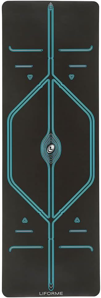 Liforme XL Yogamatte – inklusive Yogatasche, patentiertes Ausrichtungssystem, rutschfest, umweltfreu