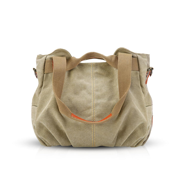 NICOLE &amp; DORIS Canvas Tasche Damen Tragetaschen für Damen Schultertaschen Umhängetasche Leinwand Han