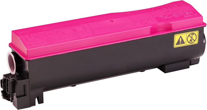 Kyocera TK-570M Toner Magenta, Original Tonerkartusche 1T02HGBEU0. Kompatibel für ECOSYS P7035cdn, F