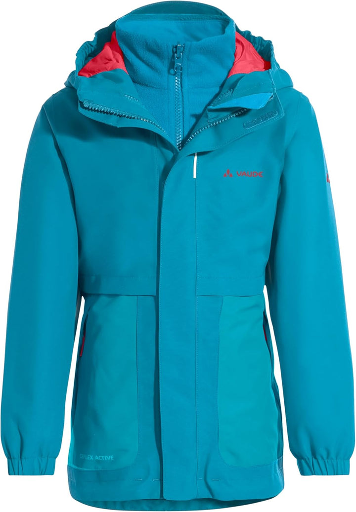 Kids Campfire 3in1 Jacket Girls 98 arctic blue, 98 arctic blue