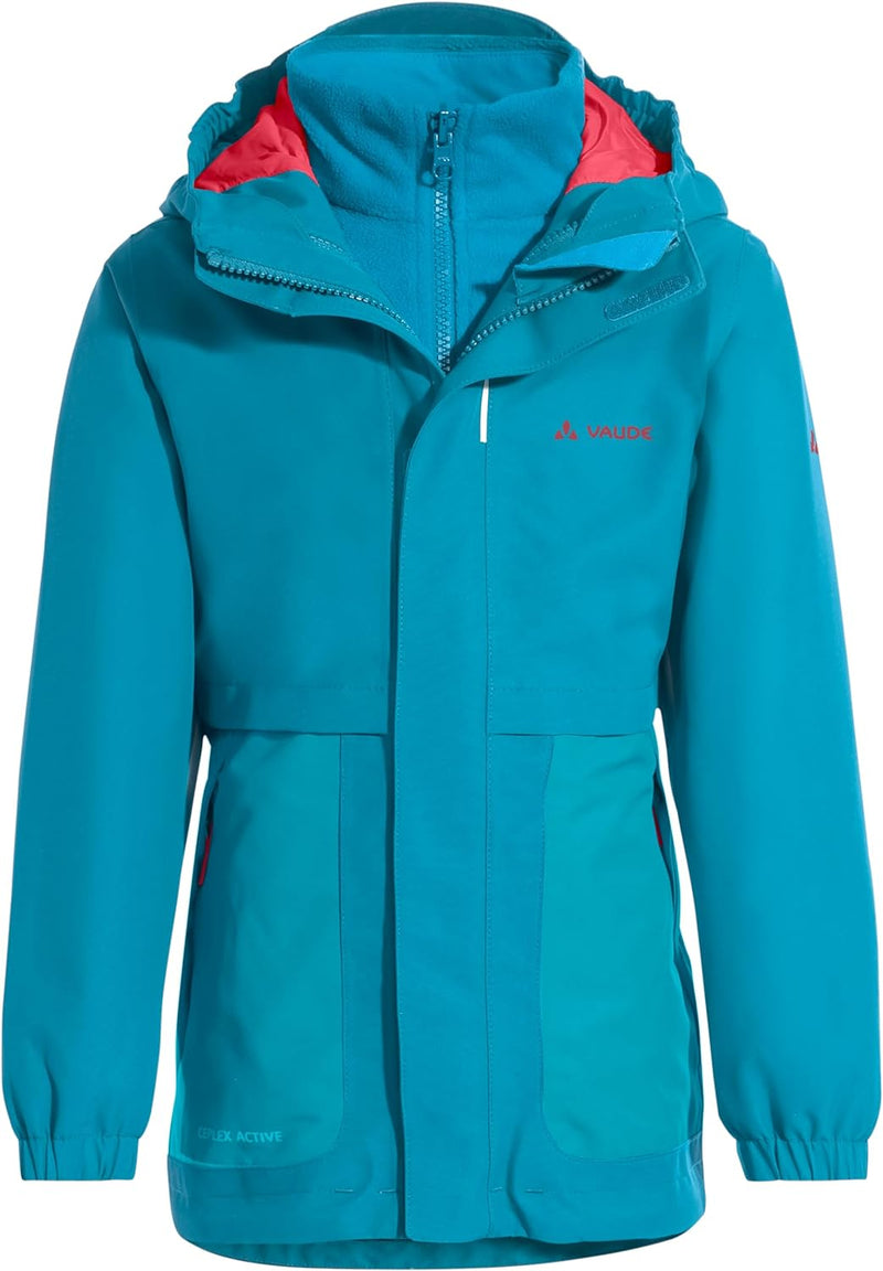 Kids Campfire 3in1 Jacket Girls 98 arctic blue, 98 arctic blue