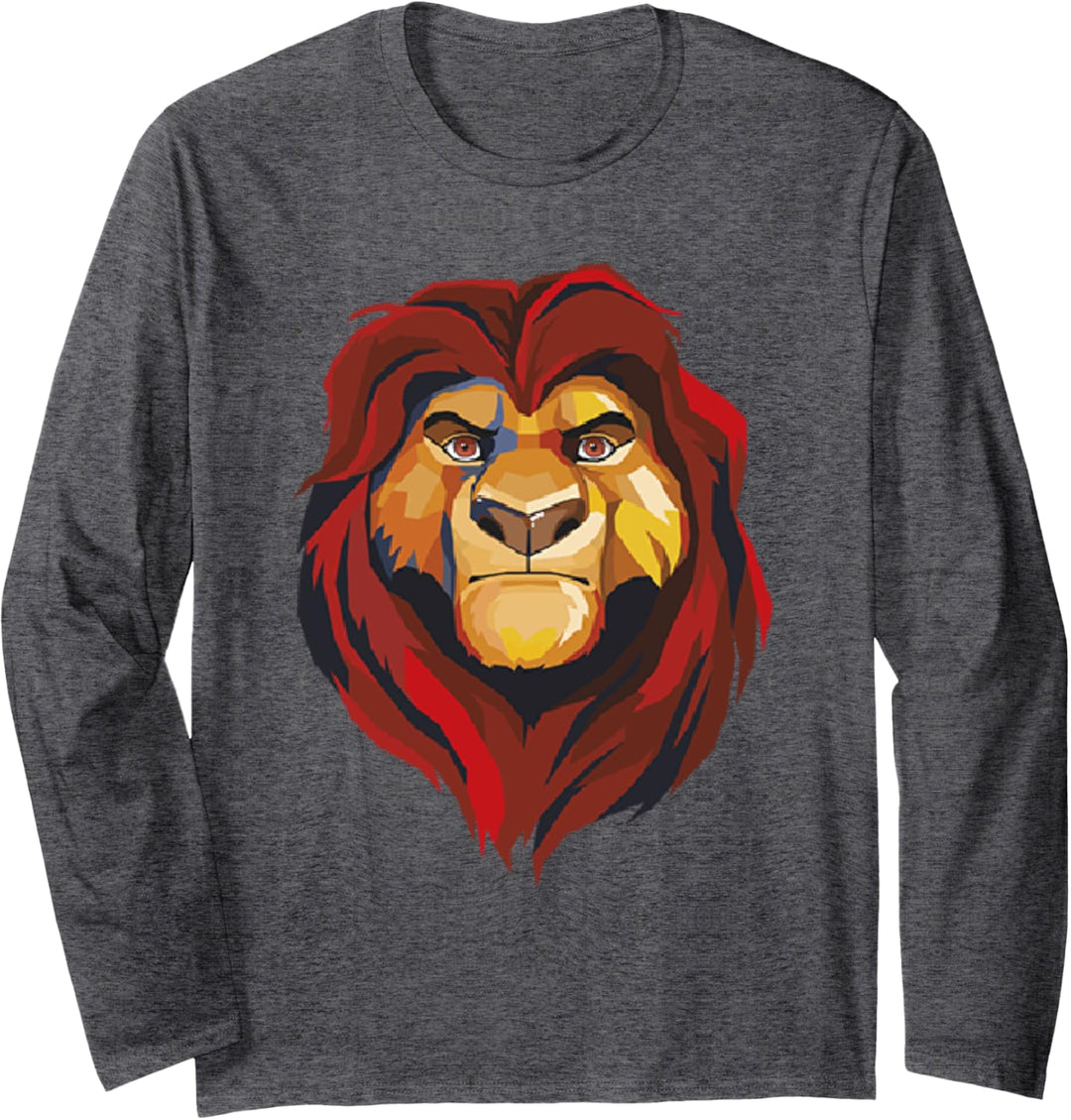 Disney Lion King Mufasa Geometrics Langarmshirt