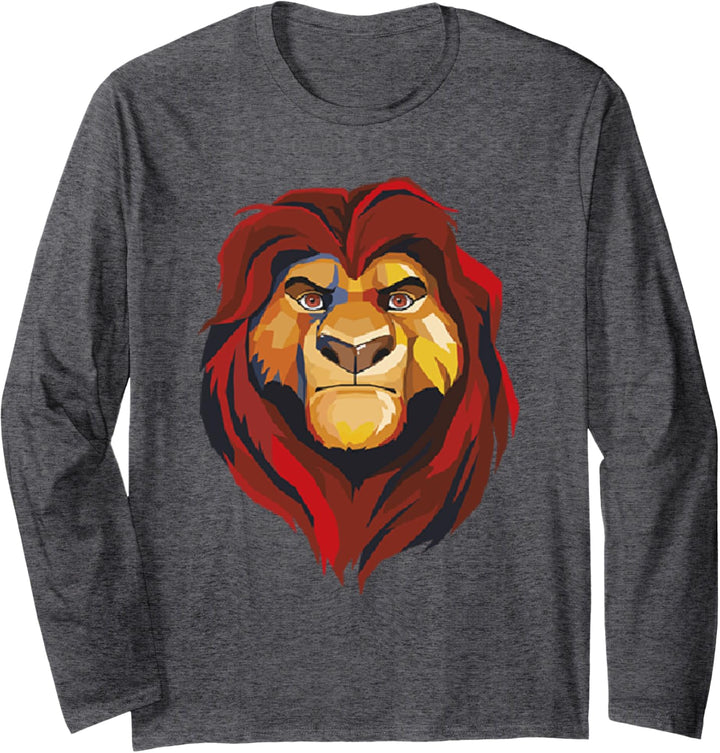 Disney Lion King Mufasa Geometrics Langarmshirt