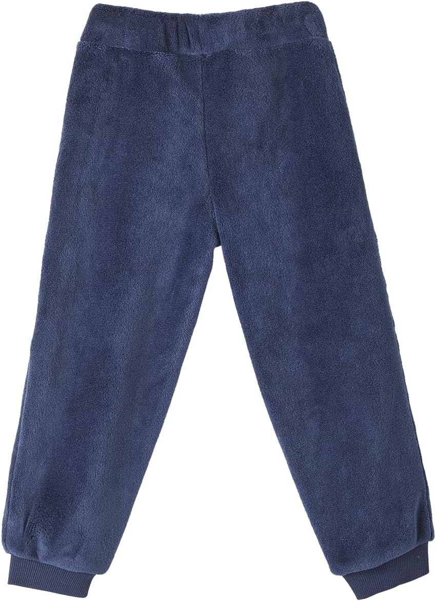 s.Oliver Mädchen Joggpant aus Teddyplüsch 122 Dark Blue, 122 Dark Blue
