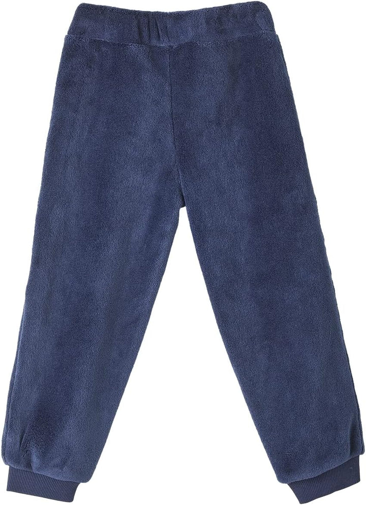 s.Oliver Mädchen Joggpant aus Teddyplüsch 122 Dark Blue, 122 Dark Blue