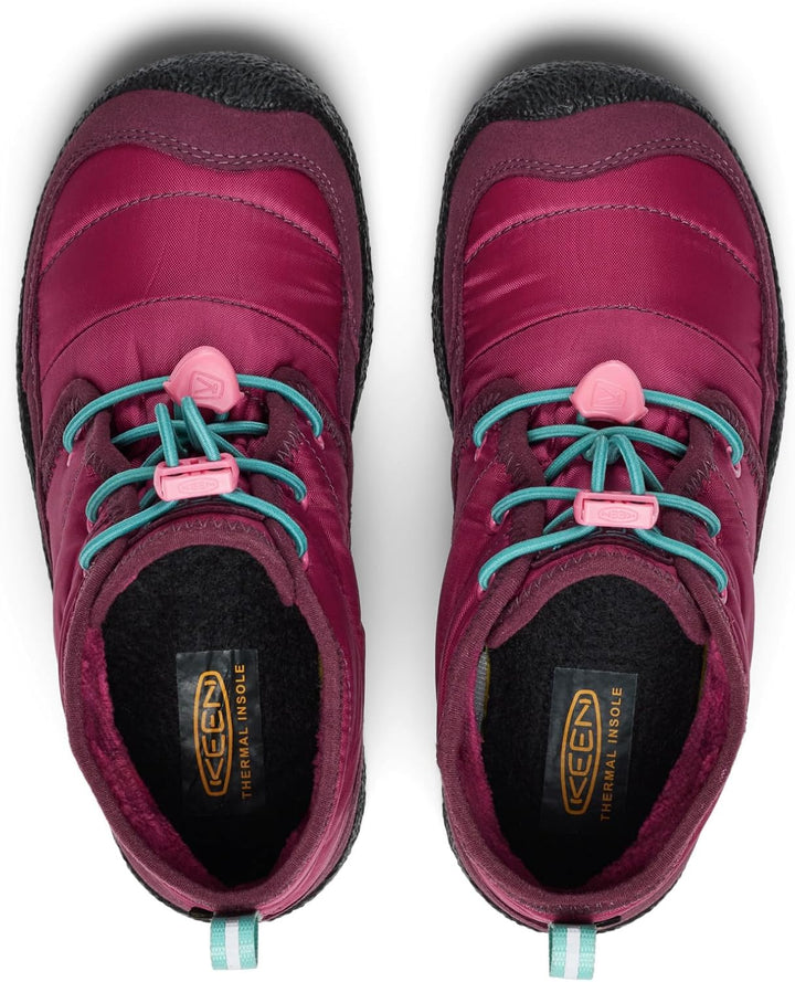 KEEN Unisex Kinder Howser 2 Waterproof Bottes Chukka 24 EU Beaujolais Pool Blue, 24 EU Beaujolais Po