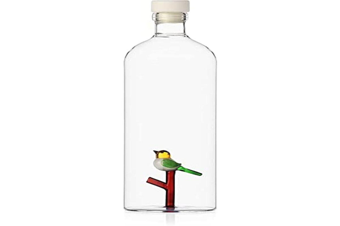 Ichendorf Milano Flasche mit Vogel, Kollektion Animal Farm