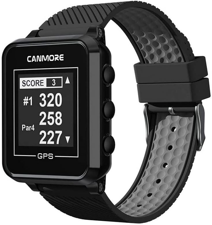 CANMORE TW356 GPS Golf-Uhr (schwarz), schwarz