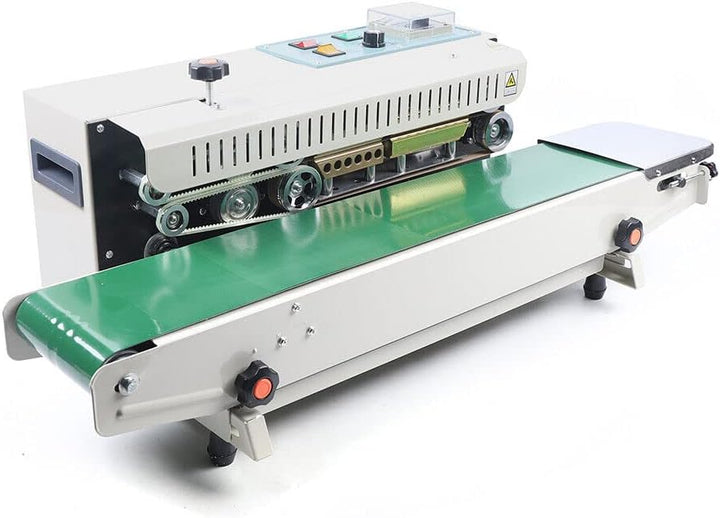 500W Automatisch Durchlaufsiegelgerät Folienschweissgerät Horizontal Kontinuierlich Plastiktüte Sieg