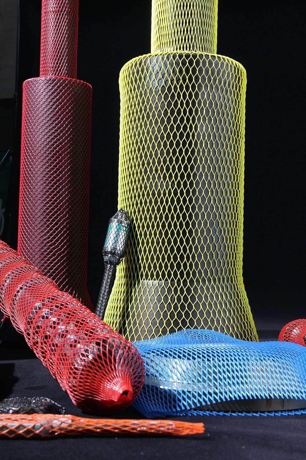 Netzschutzschlauch, Oberflächenschutznetz ProtectaSleeve Standard, Ø 100-200mm, 50m gelb, zum Schutz