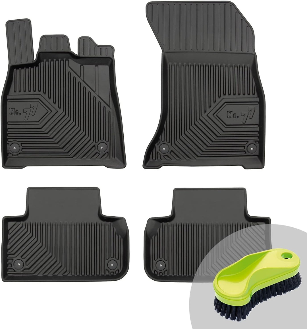 FROGUM No.77 Gummimatten Ganzjahresset von Auto Fussmatten Autofussmatten für Audi Q5 II ab 2016 | L