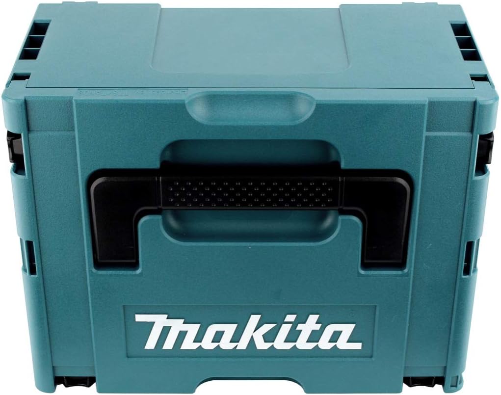 Makita DGA 504 RFJ 18 V 125 mm Akku Winkelschleifer im MAKPAC inkl. 2x BL 1830 Akku + DC18RC Ladeger