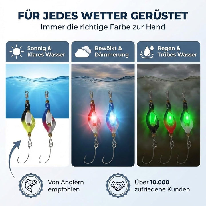 Njord Kalastus Double Spoon Forelle UV-Aktiv und Selbstleuchtend (4g) 5cm Twister Spinner Forelle |