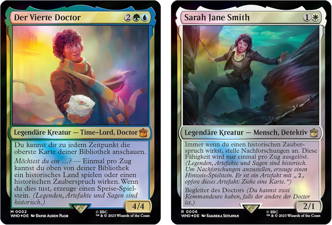Magic: The Gathering Doctor Who Commander-Deck– Lehren der Vergangenheit (Deck mit 100Karten, Sammle
