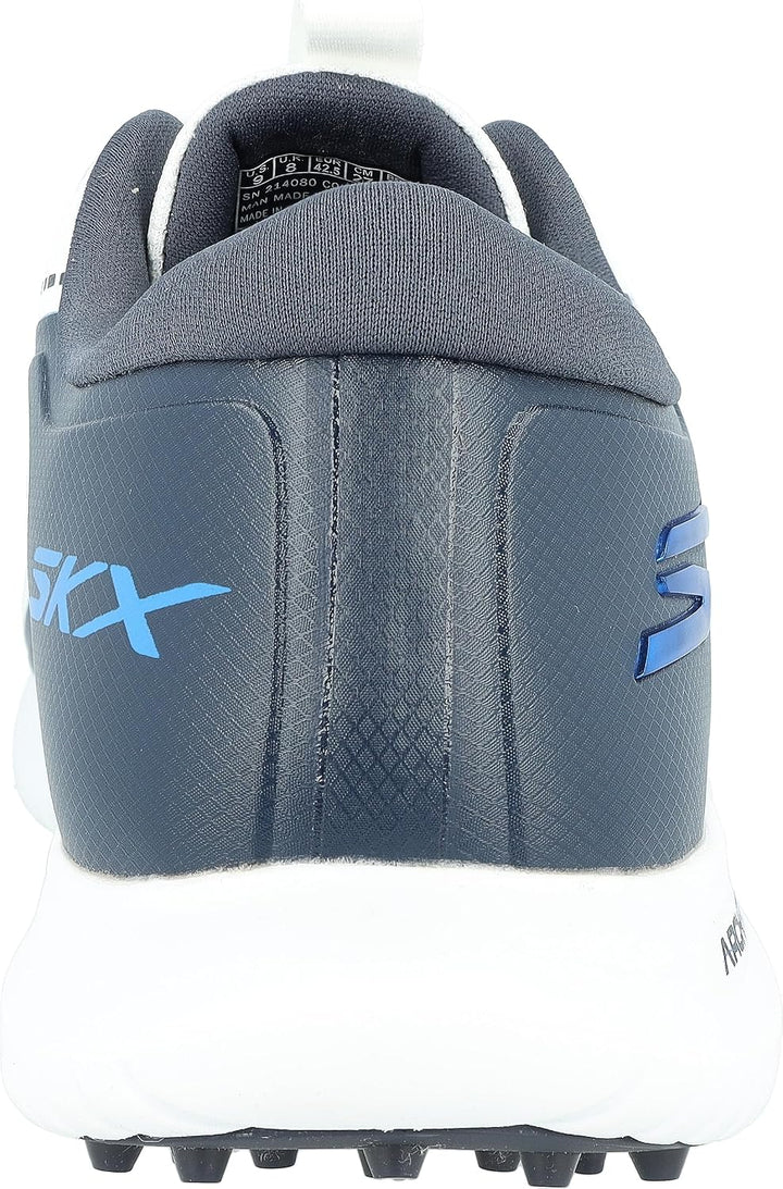 Skechers Herren 214032 Sportschuhe 41 EU Weiss Marineblau, 41 EU Weiss Marineblau