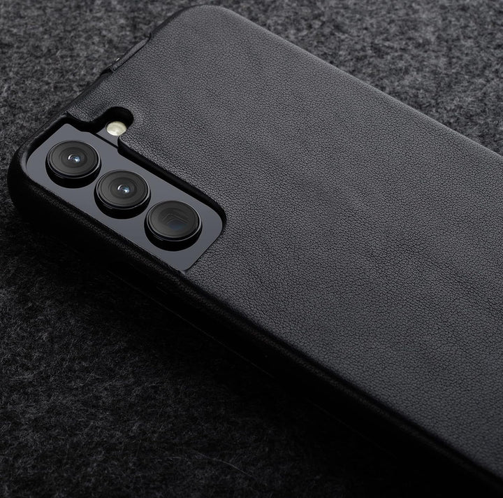 STILGUT UltraSlim kompatibel mit Samsung Galaxy S22 Plus Hülle - Samsung S22 Plus Flip Case aus Lede