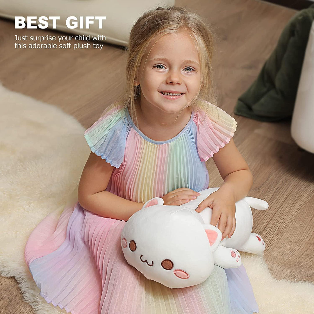 shownicer Plüschtier Katze Kuscheltier Stofftier Kawaii Katze Plüsch, Kätzchen Plüschkissen Spielzeu