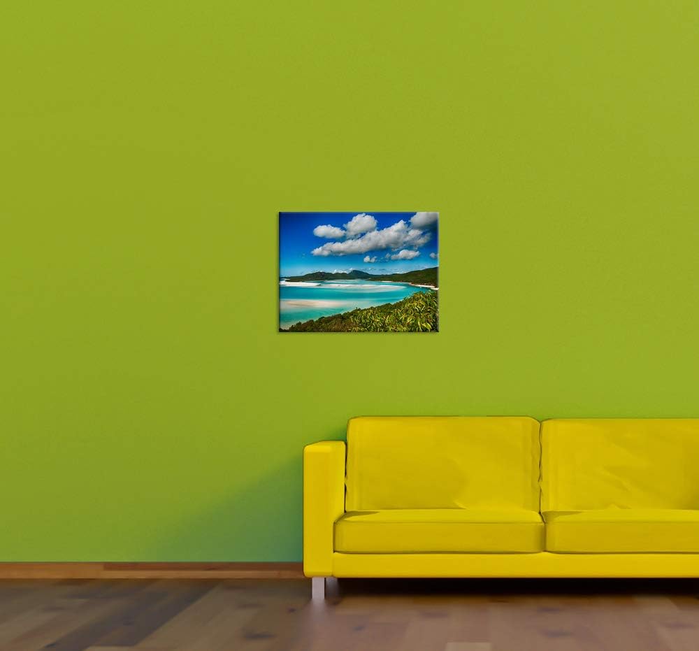 Bilderdepot24 Bild auf Leinwand | Strandlagune Nationalpark Queensland, Australien in 60x50 cm als W