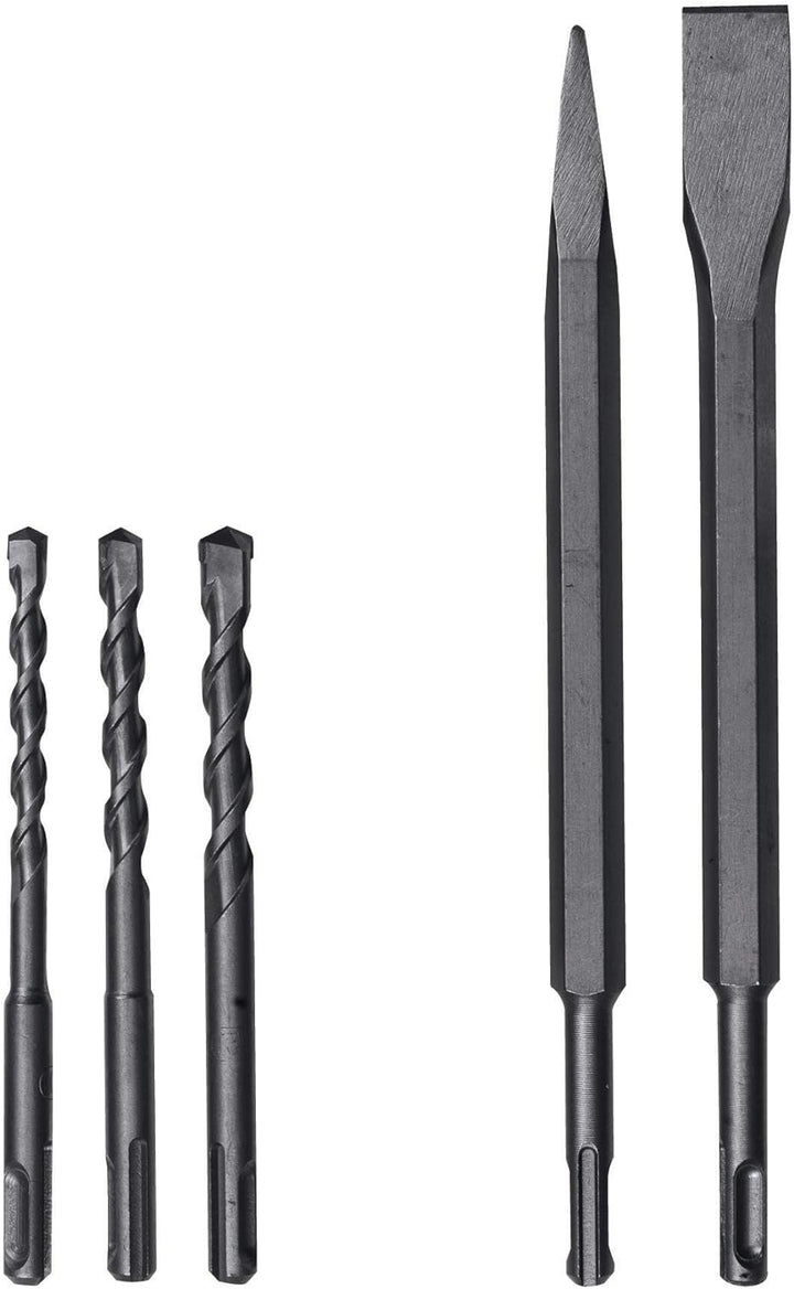 Einhell Bohrhammer TE-RH 32 4F Kit (1250 W, 5 Joule, 32 mm Bohrleistung in Beton, SDS-Plus, Anti-Vib