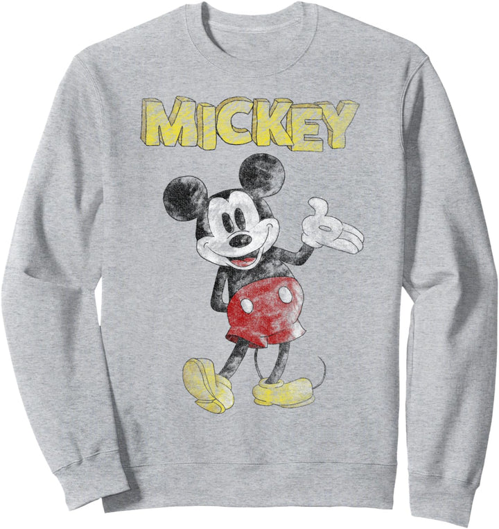 Disney Mickey & Friends Mickey Portrait Chalk Fill Sweatshirt