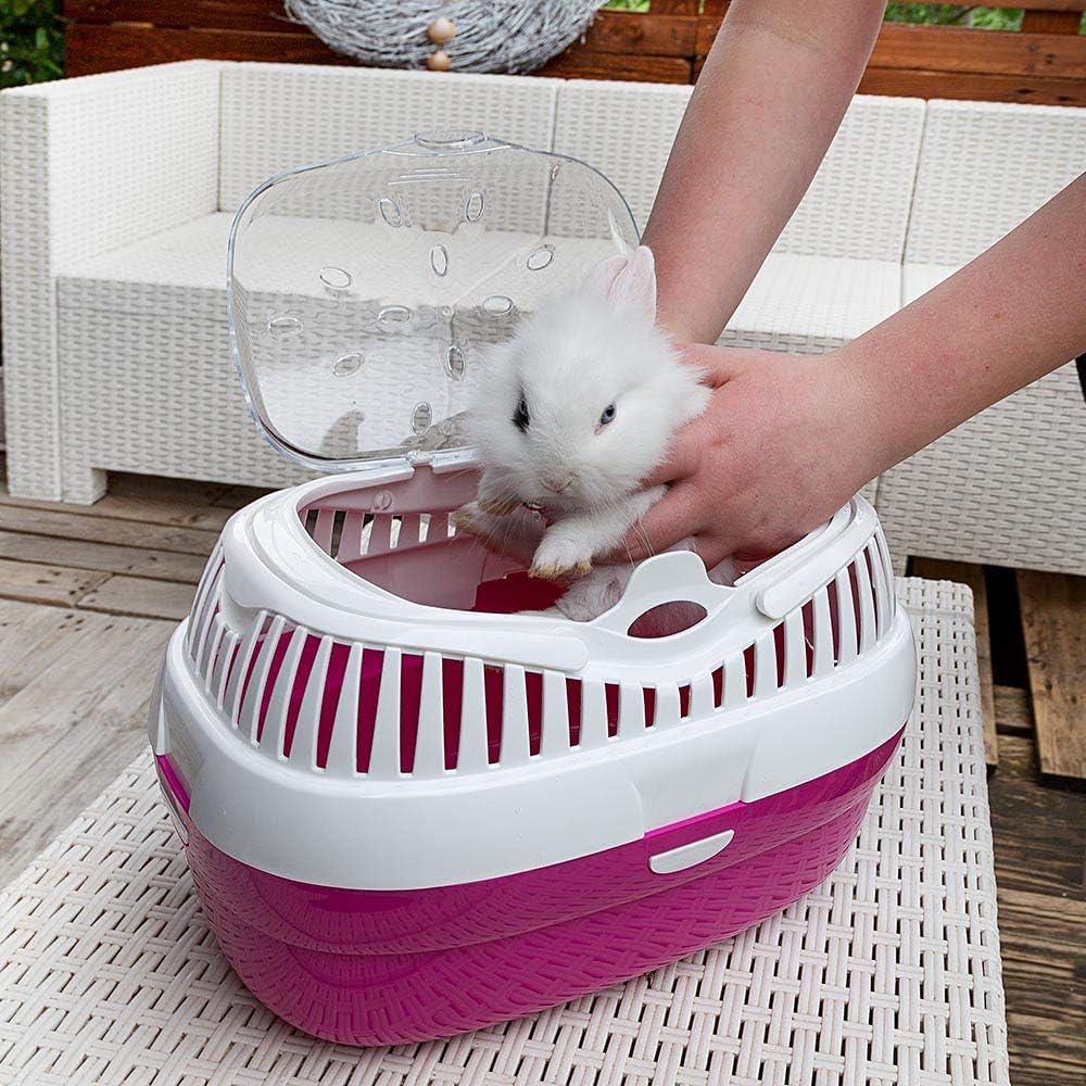 Ferplast Transportbox für Hamster und andere kleine Nagetiere Aladino Large Reisekäfig für Hamster,
