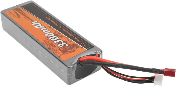 DEWIN RC Lipo Akku 11.1V 35C 3300mAH Lithium Polymer Akku mit T Buchse für ZD Racing 1/10 1/12 1/8 R
